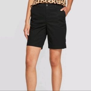 a new day black walking shorts